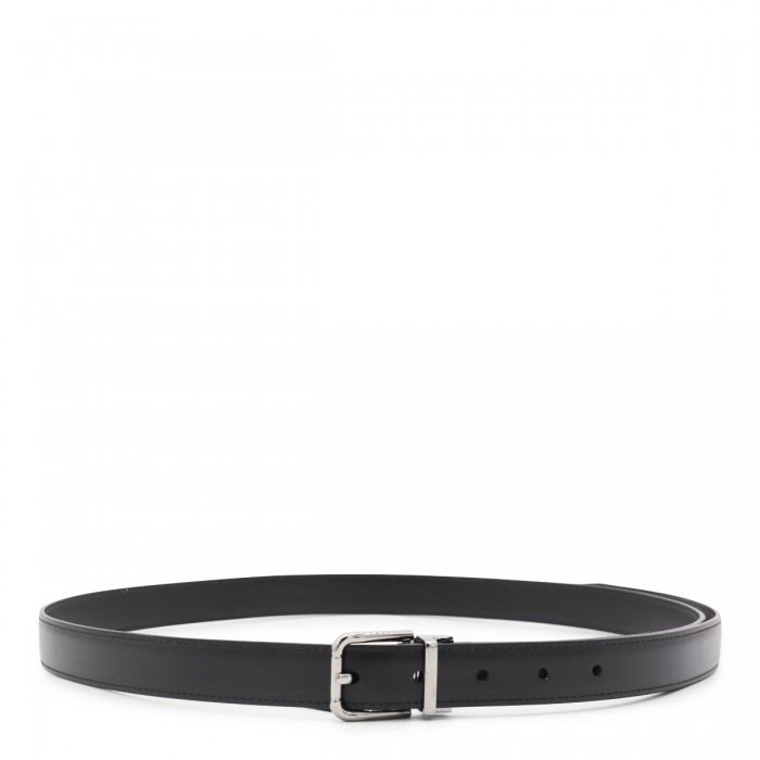 BLACK LEATHER BELT