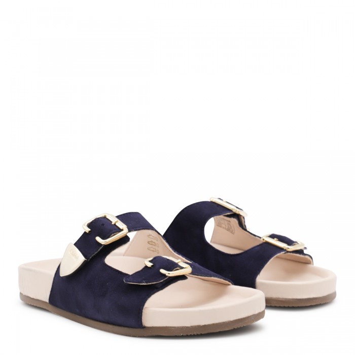 DARK BLUE SANDALS 2