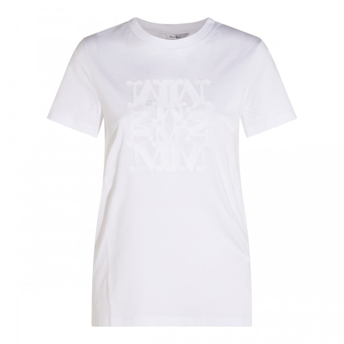 WHITE COTTON T-SHIRT