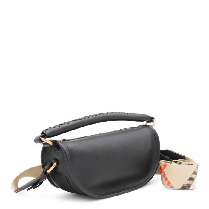 BLACK LEATHER CLIP SHOULDER... 2