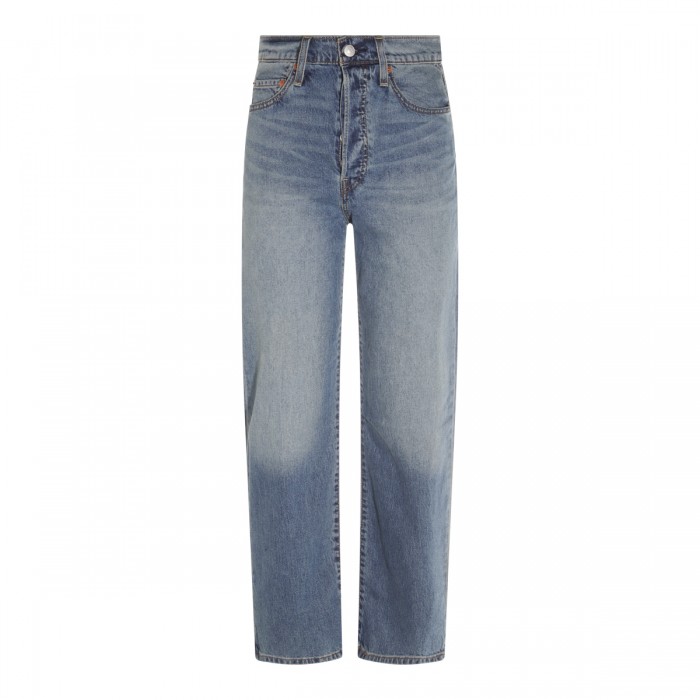 BLUE COTTON DENIM JEANS