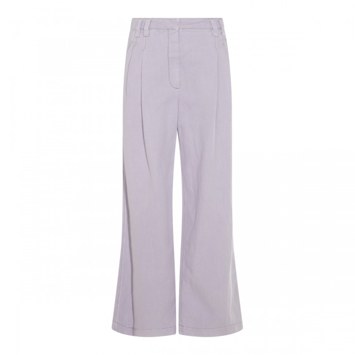 PURPLE COTTON PANTS