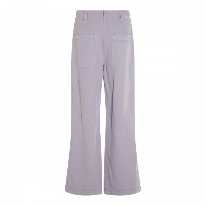 PURPLE COTTON PANTS 2