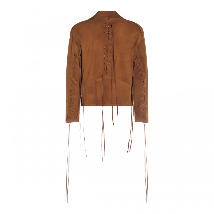 DARK BROWN LEATHER CASUAL... 2