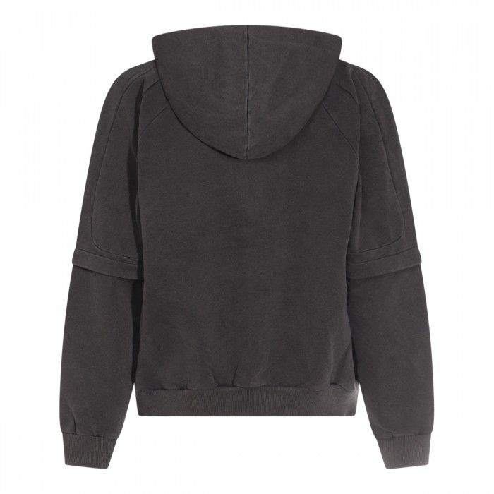 BLACK COTTON SWEATSHIRT 2