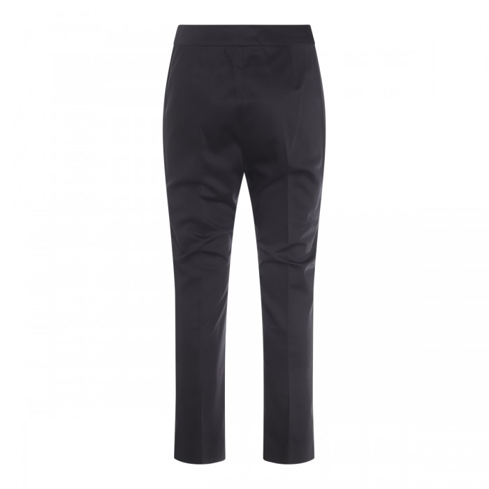 BLACK COTTON OKRA PANTS 2