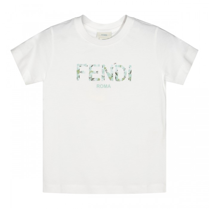 WHITE COTTON T-SHIRT