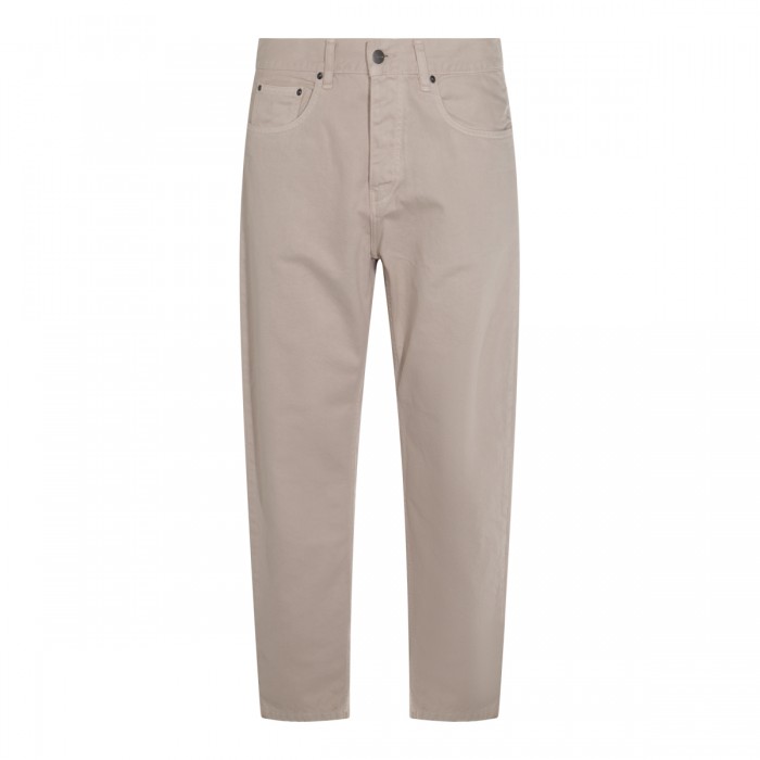 BEIGE COTTON NEWEL PANTS