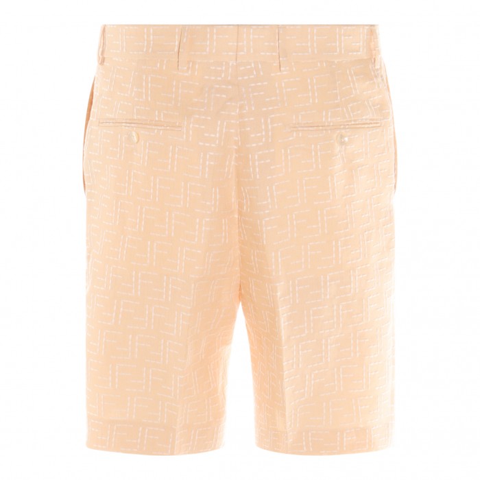 PINK LINEN SHORTS 2