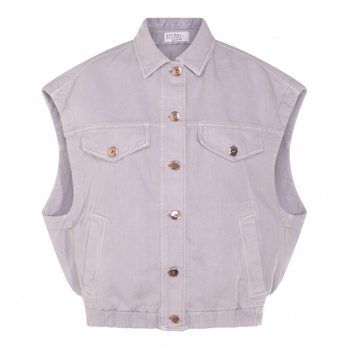 LIGHT VIOLET COTTON BLEND...
