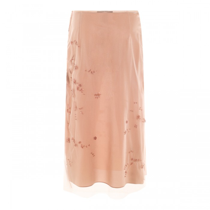 PINK MIDI SKIRT 2