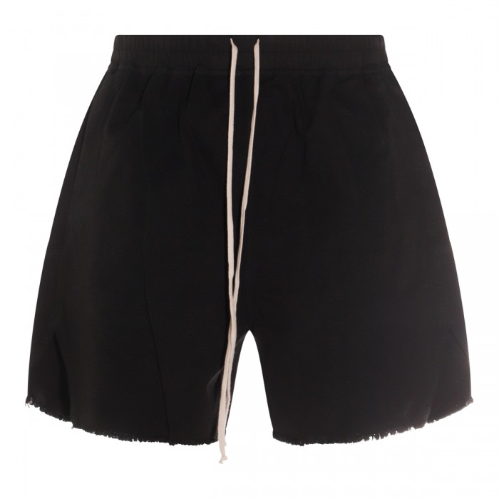 BLACK COTTON SHORTS