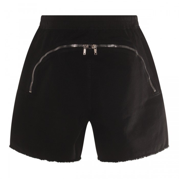 BLACK COTTON SHORTS 2