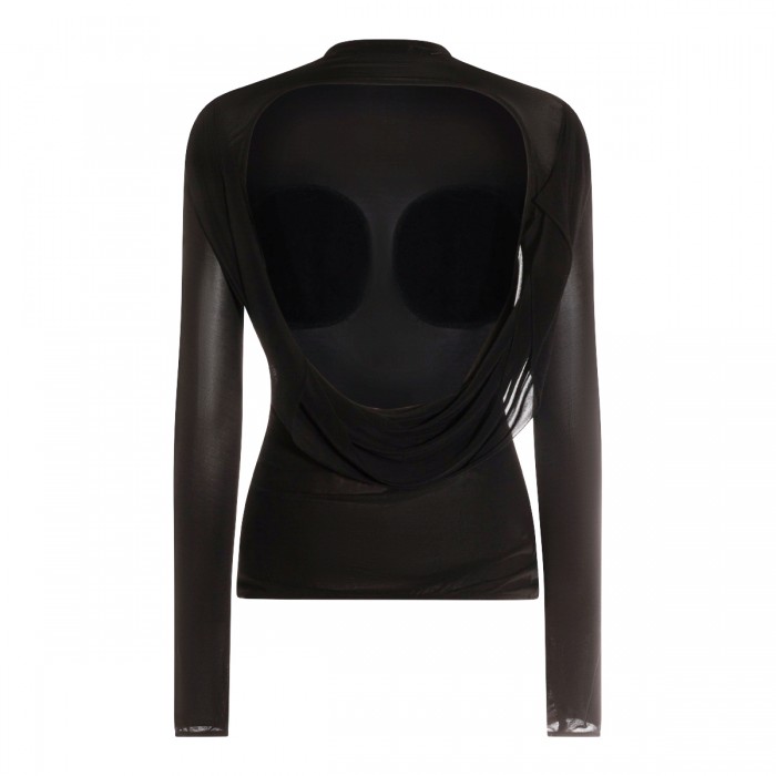 BLACK VISCOSE TOP 2