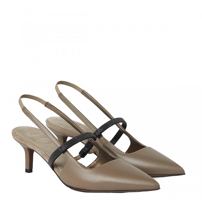 BROWN LEATHER FLATS 2