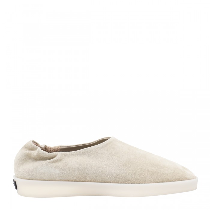 BEIGE LEATHER LOAFERS