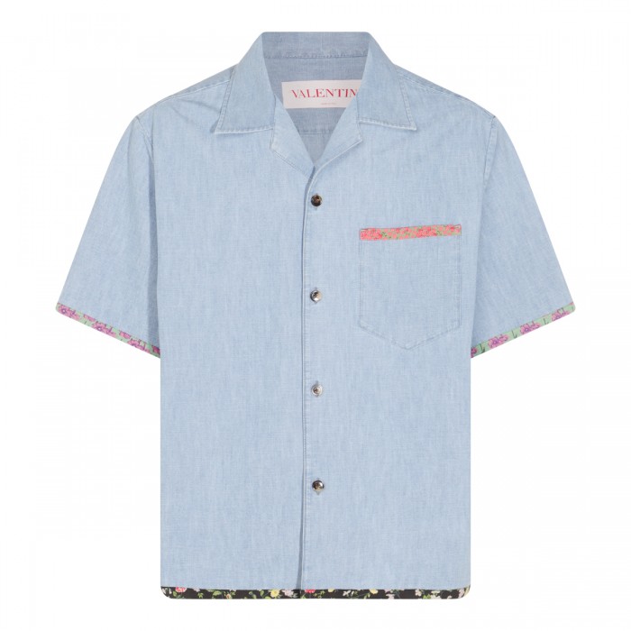 LIGHT BLUE COTTON SHIRT