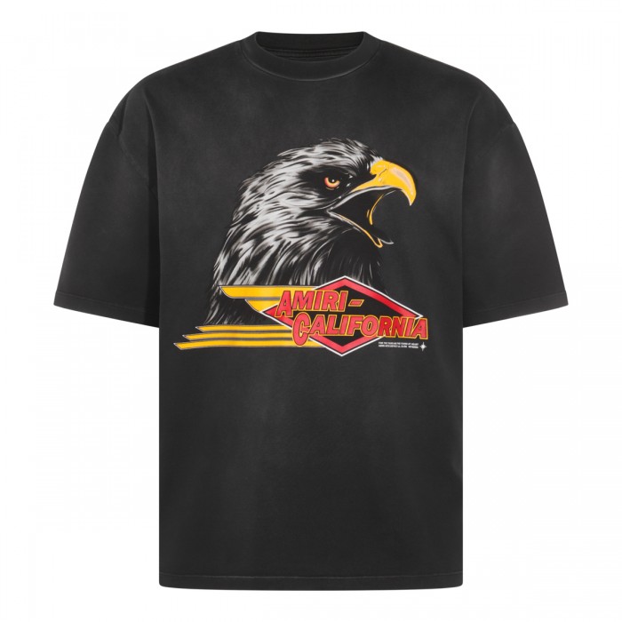 BLACK COTTON T-SHIRT