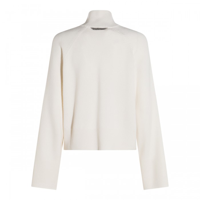 WHITE WOOL KNITWEAR 2