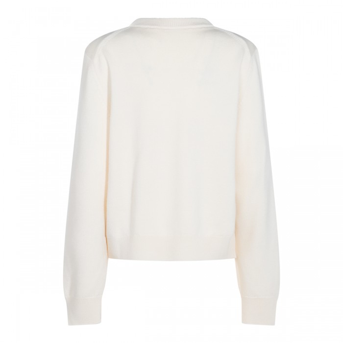 WHITE WOOL KNITWEAR 2