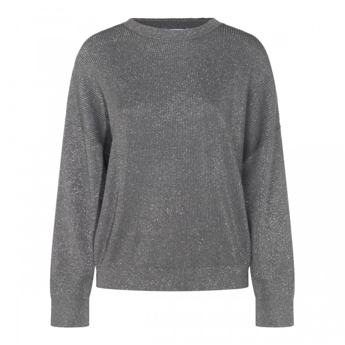 GREY COTTON KNITWEAR