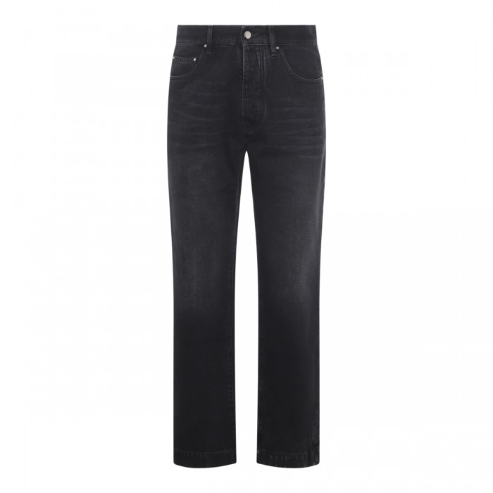 BLACK COTTON JEANS