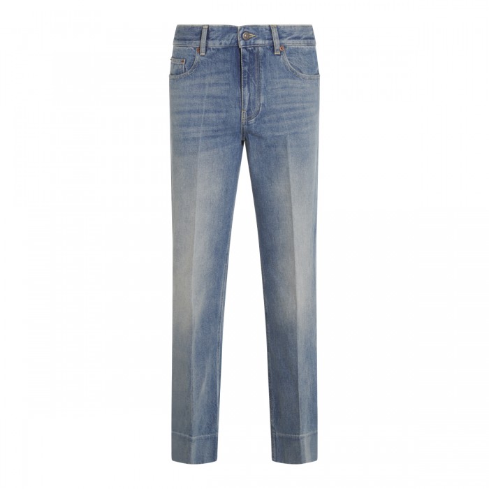 BLUE COTTON DENIM JEANS