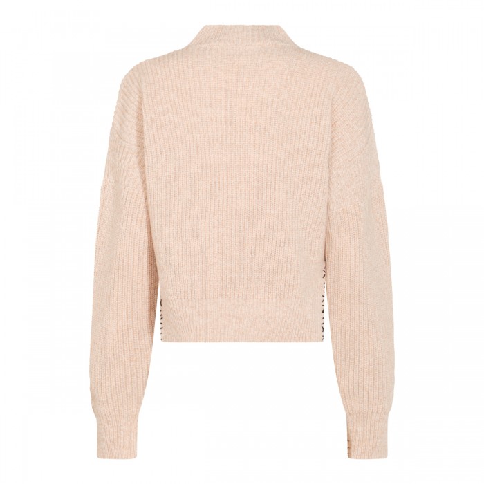 LIGHT PINK WOOL KNITWEAR 2