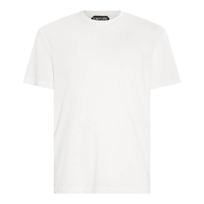 WHITE COTTON T-SHIRT