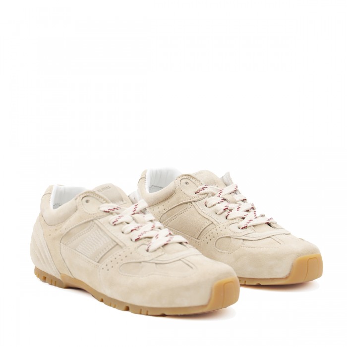 BEIGE LEATHER TB 56 SNEAKERS 2