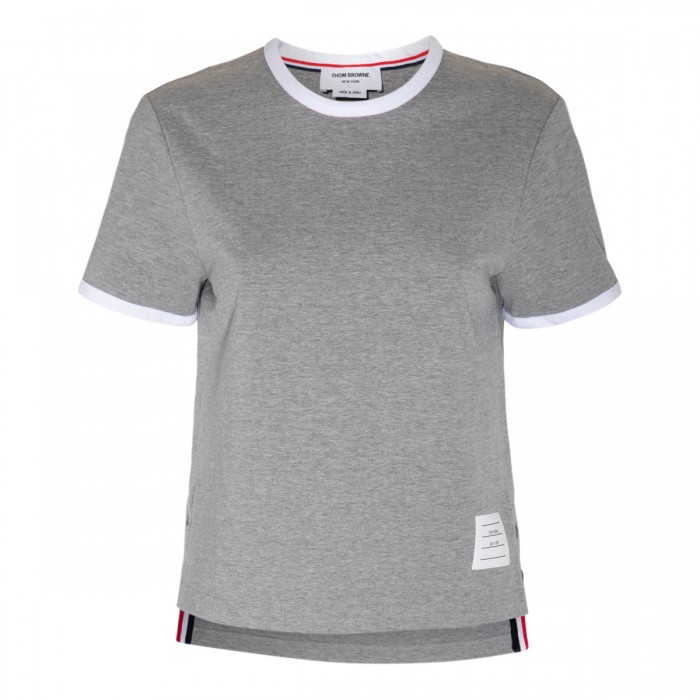 LIGHT GREY COTTON T-SHIRT