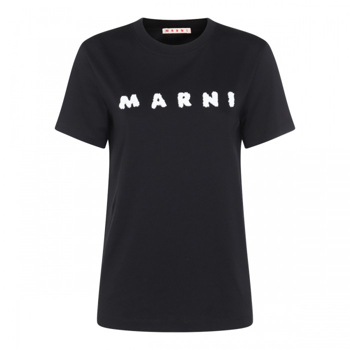 BLACK COTTON T-SHIRT