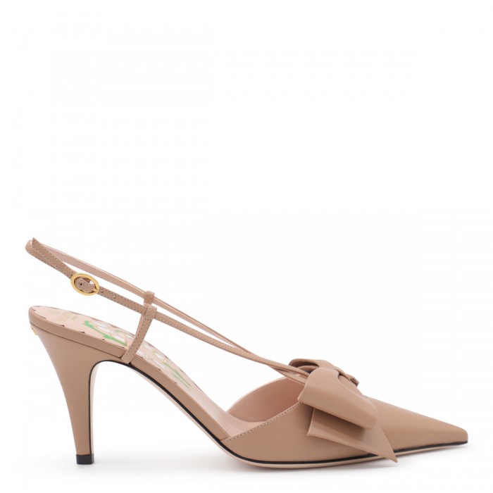 PINK LEATHER PUMPS