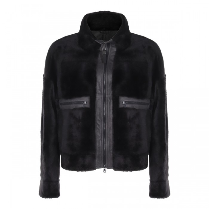 BLACK LEATHER JACKET