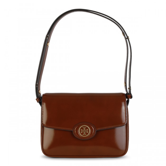 BROWN LEATHER ROBINSON...