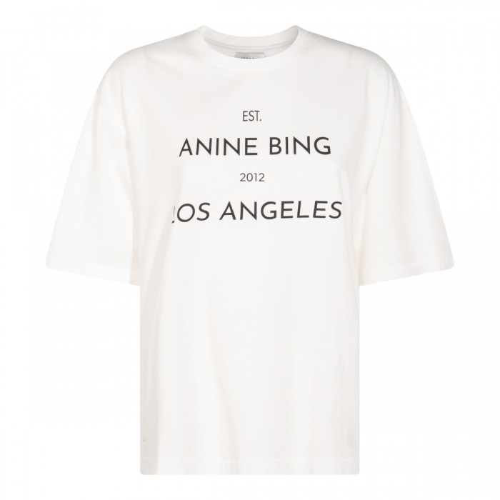 WHITE COTTON T-SHIRT