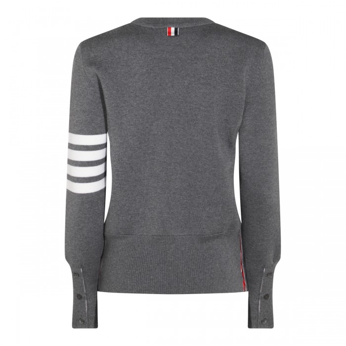 DARK GREY WOOL KNITWEAR 2