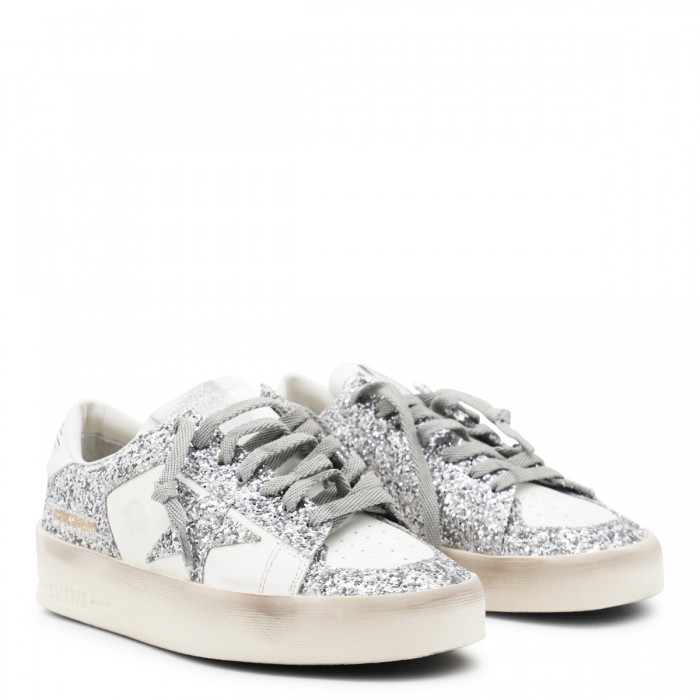 WHITE AND GREY LEATHER... 2