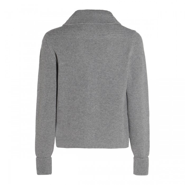 GREY WOOL KNITWEAR 2