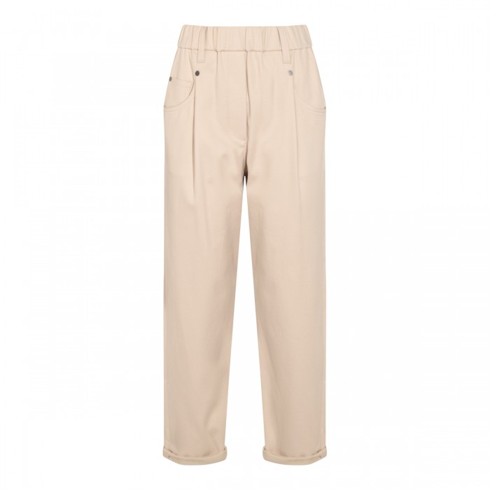 BEIGE COTTON PANTS
