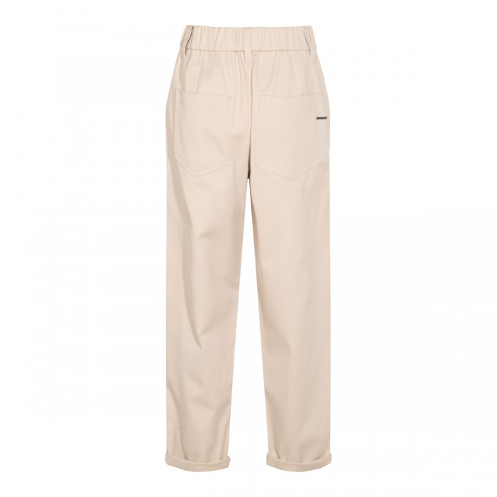 BEIGE COTTON PANTS 2