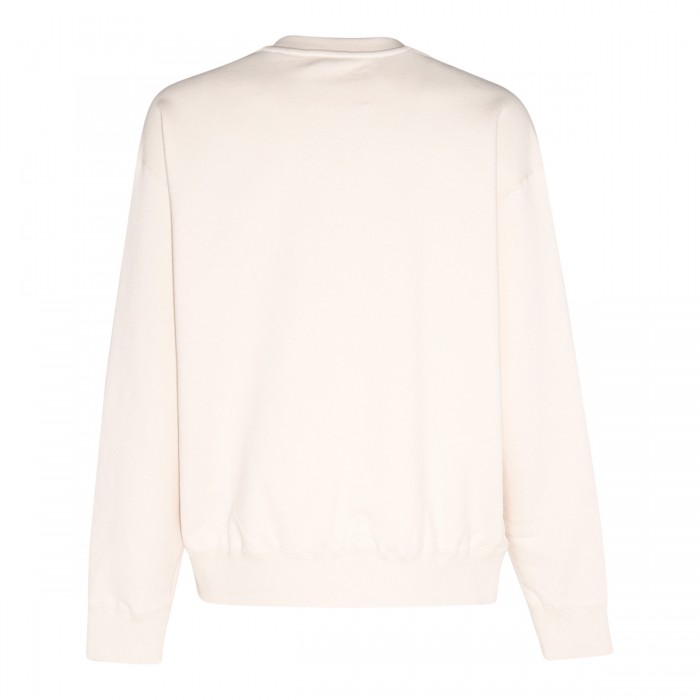 WHITE COTTON SWEATSHIRT 2