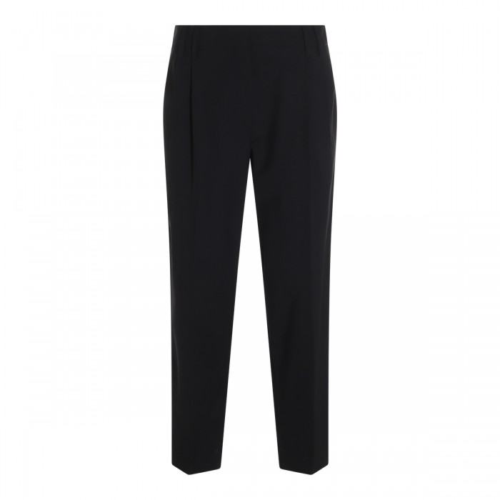 DARK BLUE WOOL PANTS