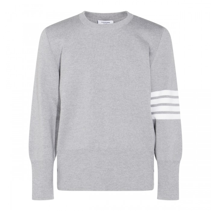GREY WOOL KNITWEAR