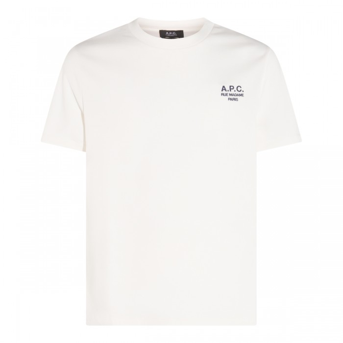 WHITE COTTON T-SHIRT