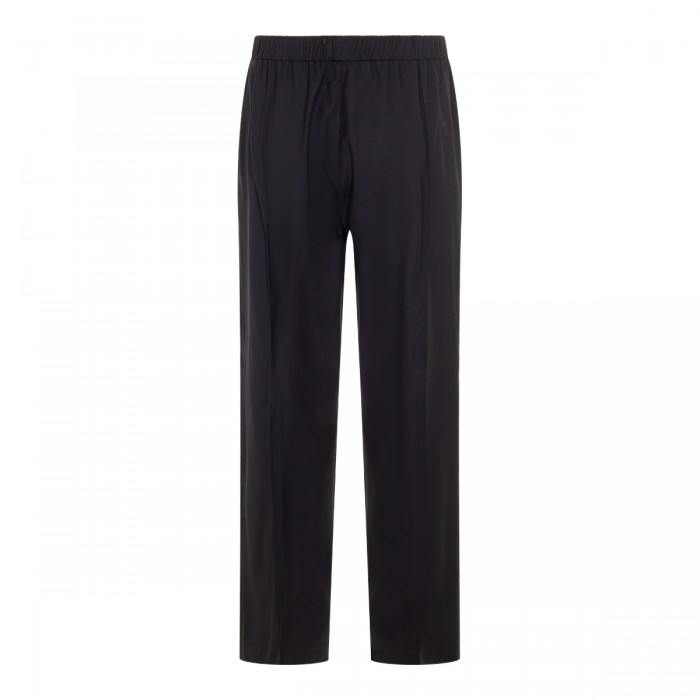 DARK BLUE WOOL PANTS 2