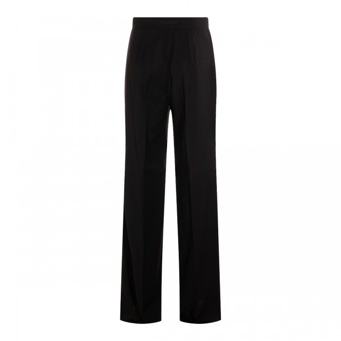 BLACK WOOL PANTS 2
