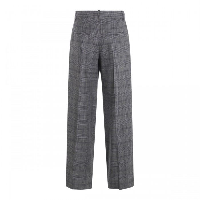GREY AND BLUE WOOL PANTS 2