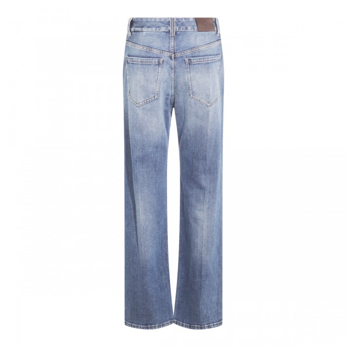 BLUE DENIM COTTON JEANS 2
