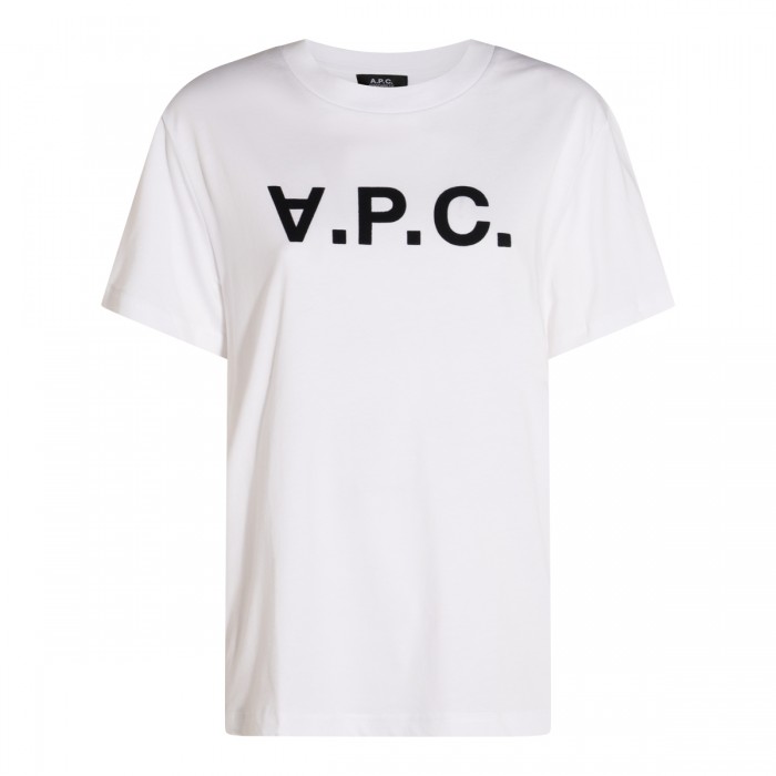 WHITE COTTON T-SHIRT